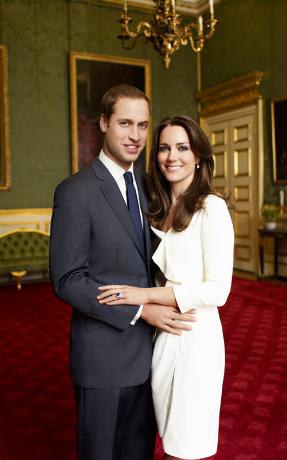 Kate & William's engagement portrait by Mario Testino